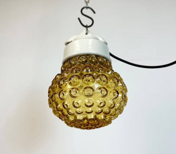 Suspension vintage en porcelaine blanche, années 1970 – Glass, Ceramic (photo 8 of 14)