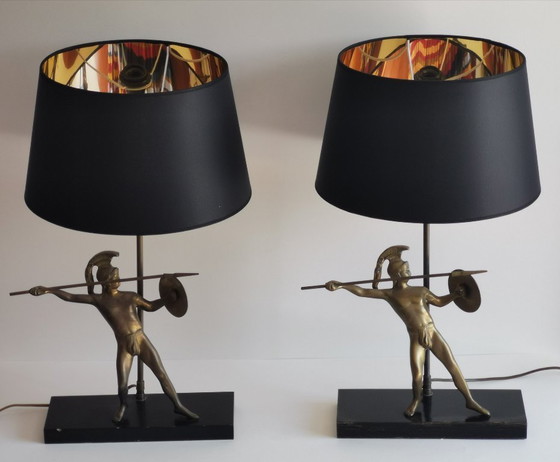 Image 1 of Paire de lampes "Gladiateur" 1970s
