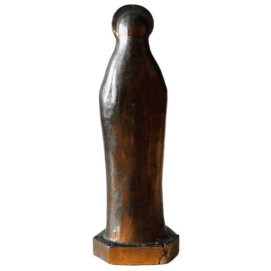Image 1 of Vintage Maria copper statue 15 cm