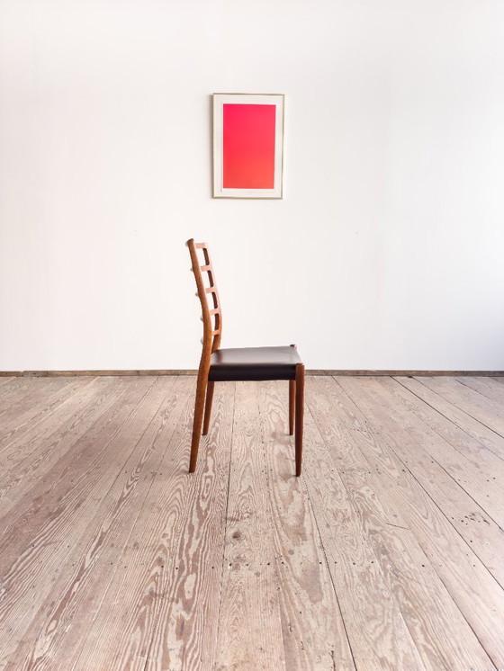 Image 1 of Niels O. Møller Modell 82, Embassy Chair in Teak und Leder, für J.L. Moller