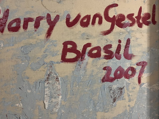 Image 1 of Gemälde von Harry Van Gestel 145 breit 160 hoch