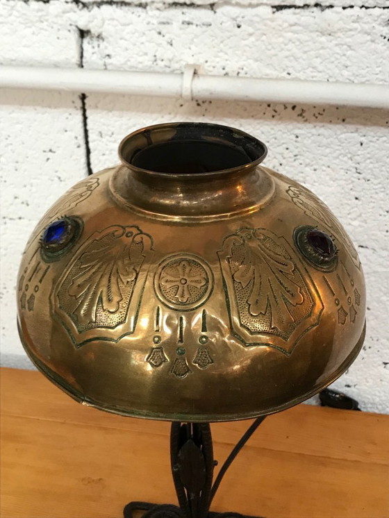 Image 1 of Antieke Art Nouveau lamp