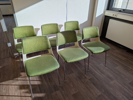 Image 1 of 6x Vintage Gispen stoelen Andre Cordemeyer