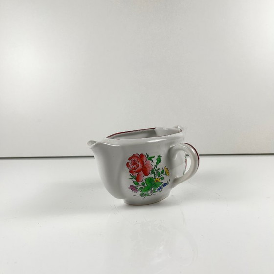 Image 1 of Rare double-spout gravy boat, Réverbère model, by KG Lunéville
