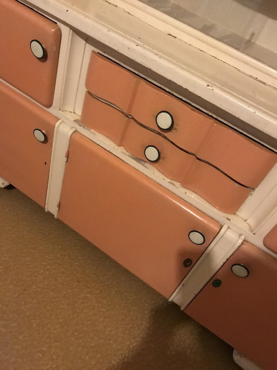 Art Deco Hungarian Buffet Cupboard, 1930 – Sideboard, Glass (photo 7 of 11)