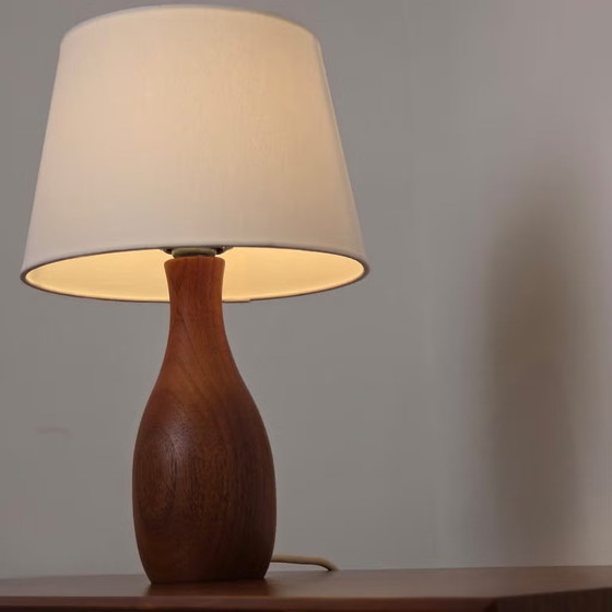 Lampada da Tavolo Vintage Scandinava in Teak - Anni '60/'70 – Domus, Lampade da tavolo, Legno (photo 10 of 11)
