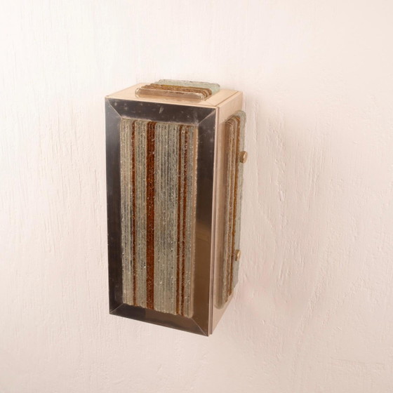 Mid Century Modern Wall Light by Albano Poli for Poliarte Chrome Version – Glass (photo 8 of 14)