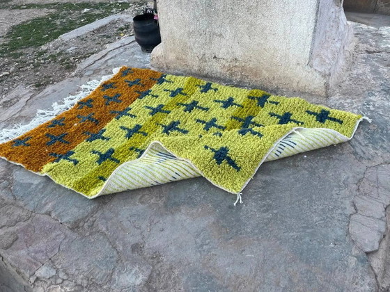 Berber rug in pure wool, handmade, 250x150 cm, made in Morocco. – Rugs & carpets (photo 7 of 11)