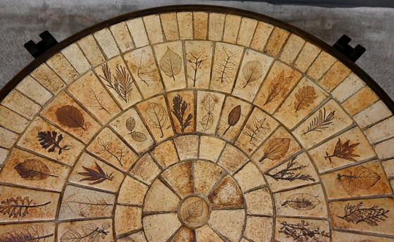 Image 1 of Coffee table signed R. Capron, Les Herbiers Collection, Vallauris – 1960