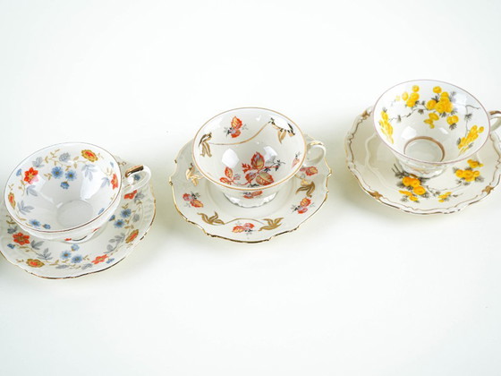 Image 1 of Porzellantassen-Set, deutsches Design, 20. Jahrhundert, hergestellt in Deutschland