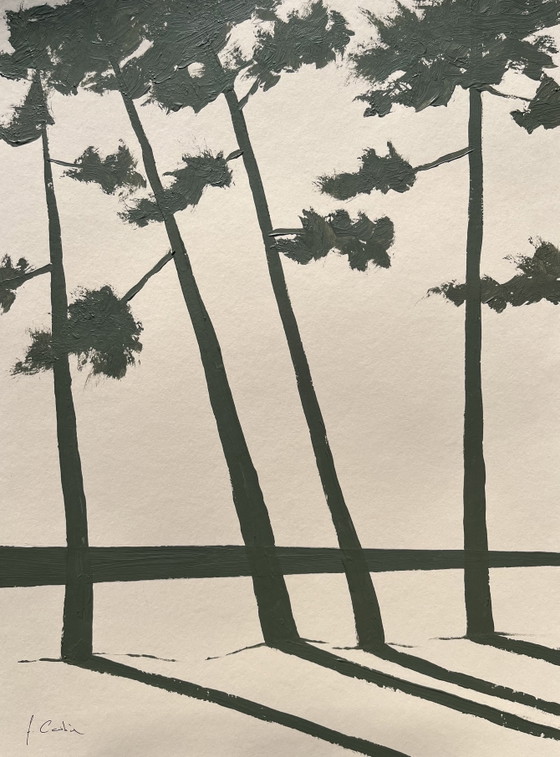 Acrylic on paper, 40x30 – Paintings & Drawings, Wood (photo 5 of 6)