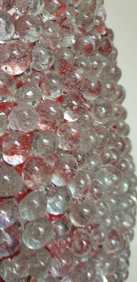 Enormous Murano glass grape cluster Pendant lamp (10 kg), Metal, Red, Vintage (photo 14 of 15)