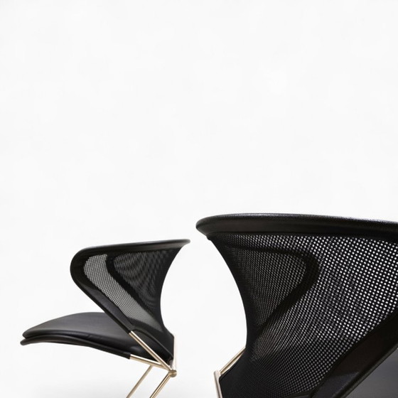 Image 1 of Set van 2 Wilkhahn Nuvola vergader-/eetkamerstoelen van Herbert Ohl, 1980