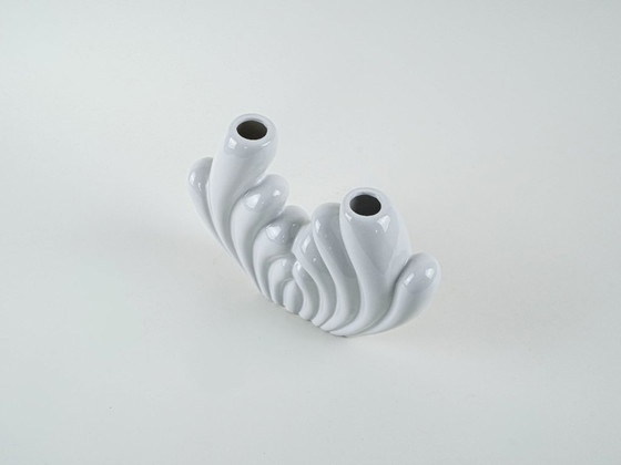 Image 1 of Ceramic vase, art deco, 1980s, production: Italy