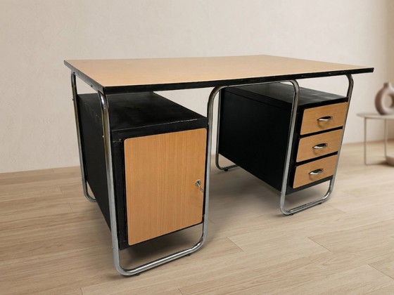 Image 1 of Bureau in Bauhaus-stijl, Torck, jaren 1950, België