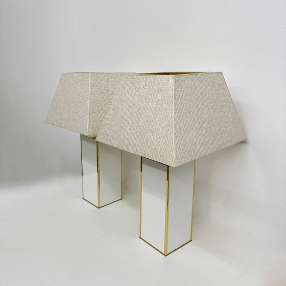Image 1 of Pair of Maison Jansen Style Table Lamps, 1970s