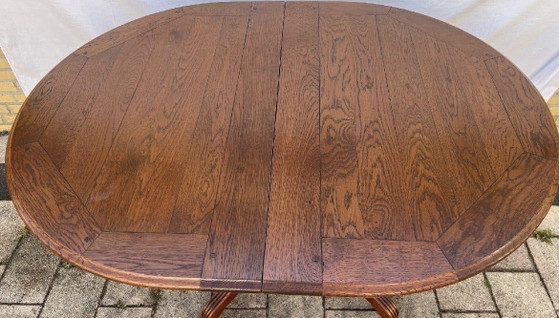 Bannink Art Nouveau extendable dining table cherry wood (photo 6 of 6)