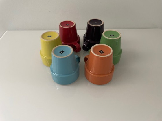 Image 1 of PT design mugs multicolour – set of 6
