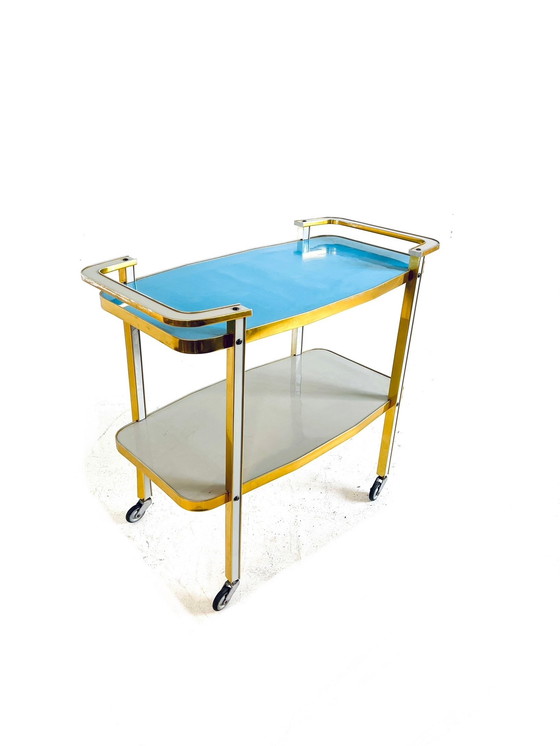 Image 1 of Chariot vintage en Formica '60