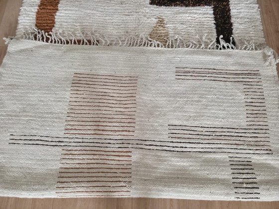 Tapis Marocain - Tapis Beni Ouraine - Fait Main Sur Mesure 150/250 Cm – Aime Té, Wool (photo 8 of 8)