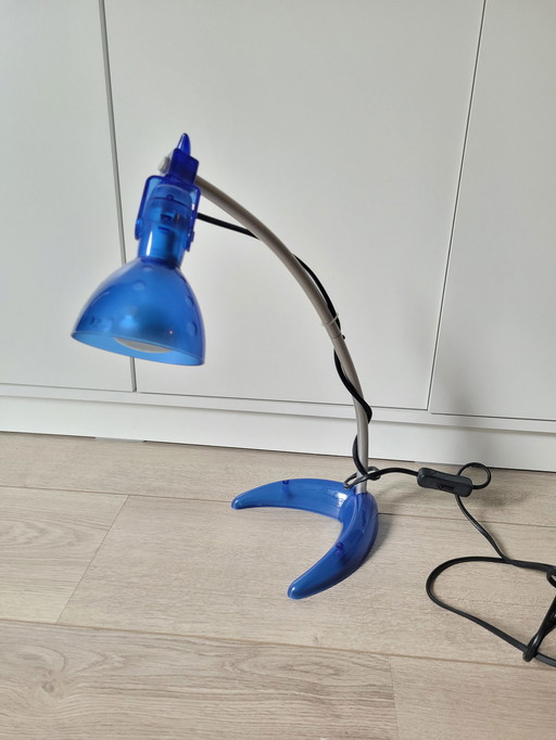 Vintage Morker lamp blue Knut & Marianne Hagberg