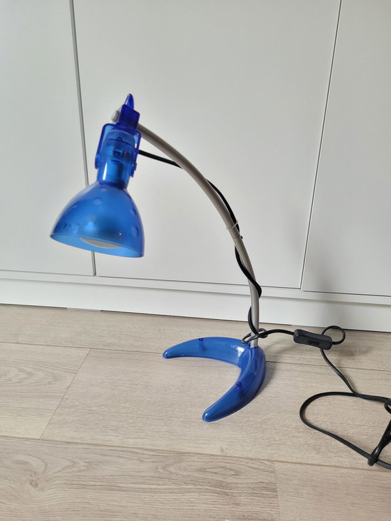 Image 1 of Vintage Morker lamp blue Knut & Marianne Hagberg