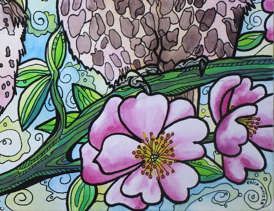 Image 1 of Ensemble joyeux de jeunes hiboux - Erica Muizer