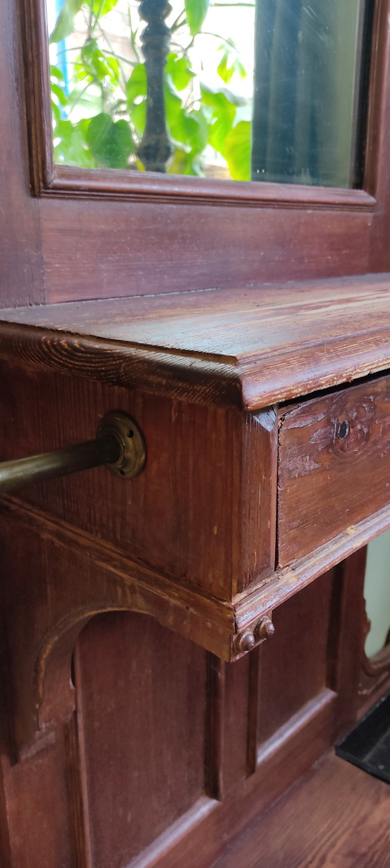 Image 1 of Antique Art Nouveau Style Hall Furniture