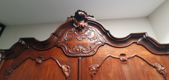 Image 1 of Antiek Hollandse gebogen kabinet (17e eeuw) 