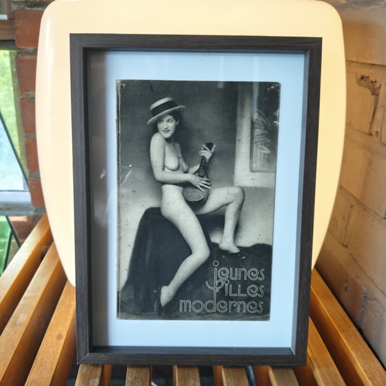Image 1 of Copertina originale Art Déco francese "Jeunes Filles Modernes" | Le edizioni di Parigi | 1920/30 circa