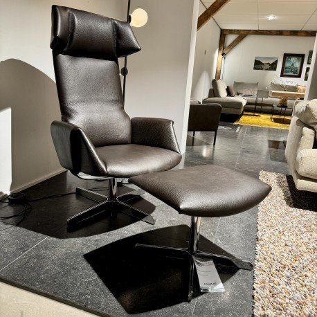 Sillón reclinable de Sede DS-343 con otomana