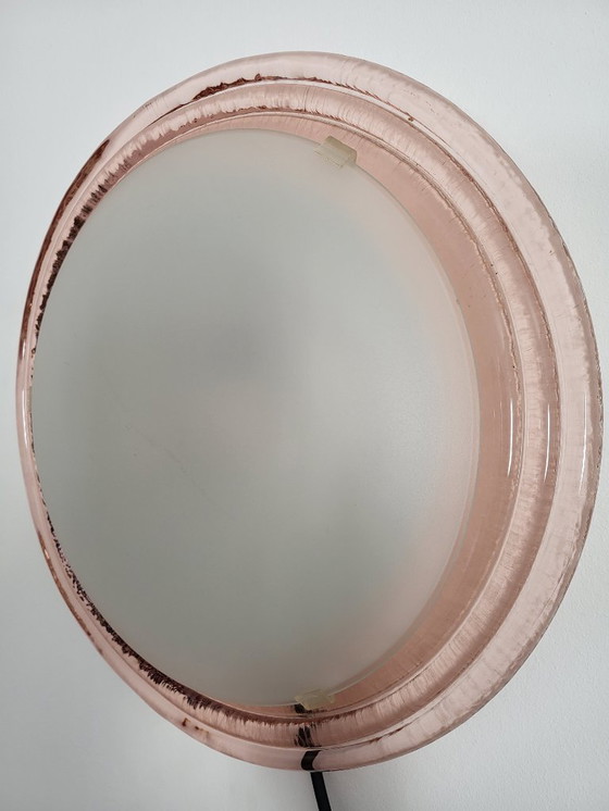 Image 1 of Lampada da soffitto rosa vintage