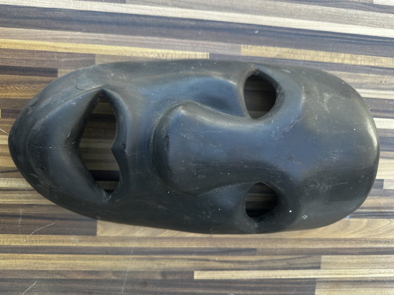 Image 1 of Masque Africain en bois sculpté - XX e siècle 