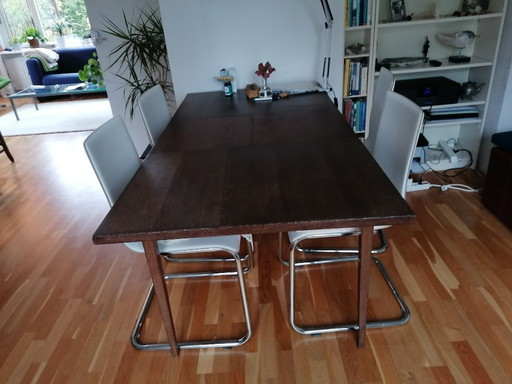 Wenge dining table from the 1960s