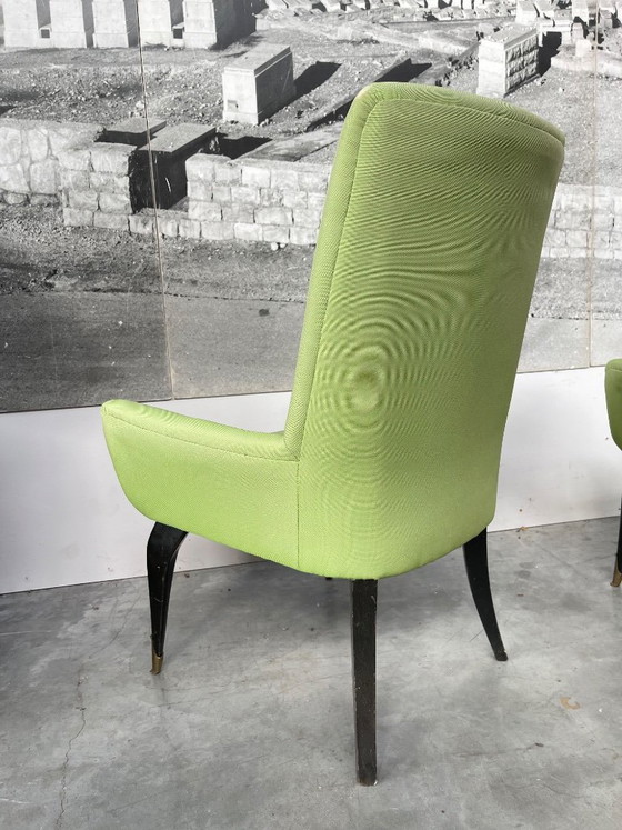 Sedie italiane di design moderno di metà secolo degli anni '60 di Melchiorre Bega – Poltrone, Textile, Wood (photo 6 of 6)
