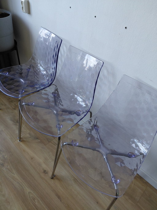 Calligaris Ice – eetkamerstoelen, Metal, Plastic