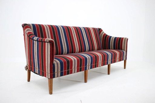 1940er Jahre Kaare Klint 3-Sitz Sofa für Rud. Rasmussen, Dänemark