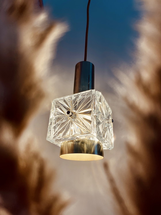 Image 1 of Sixties Eberbach kristallen DDR lampen