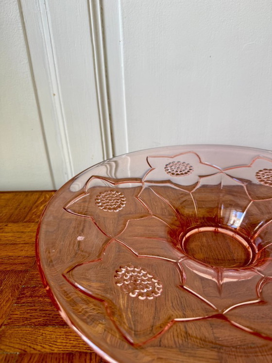Image 1 of Rosaline glass dish – floral patterns