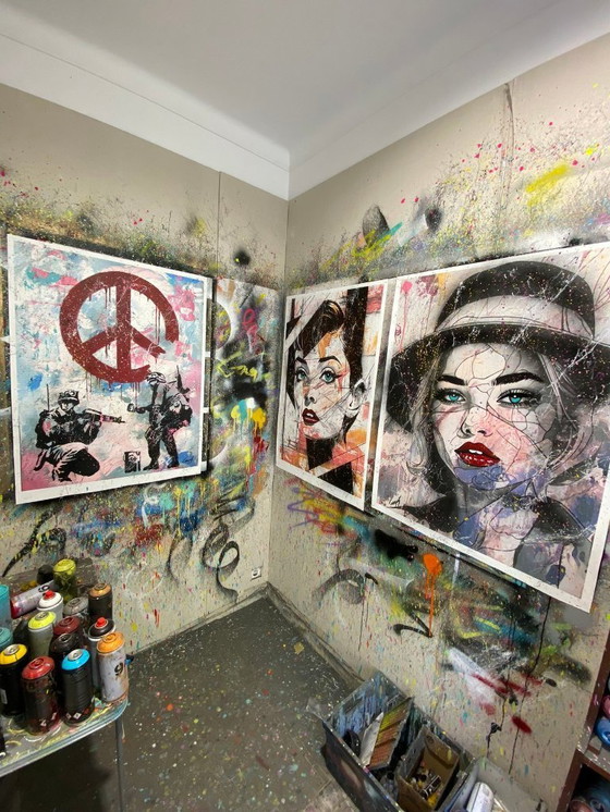 Image 1 of GONGAS - You belong to me - Lithographie d'artiste encadrée