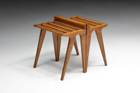 Image 1 of Porte-bagages conçus par Gio Ponti pour l'hôtel Parco, Italie, années 1950