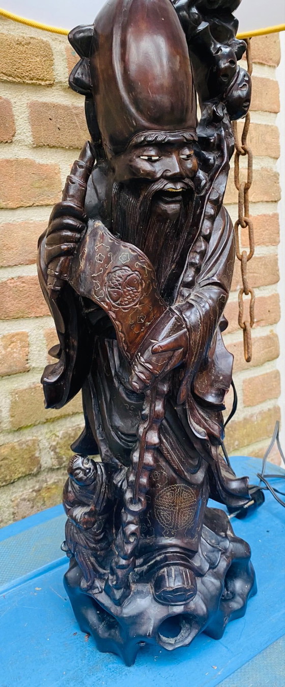 Image 1 of Grote Chinese Tafellamp 