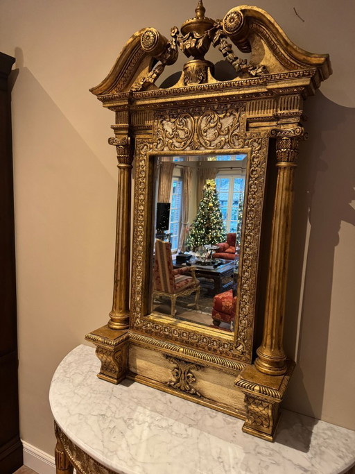 Rétroviseur classique à montage avec console