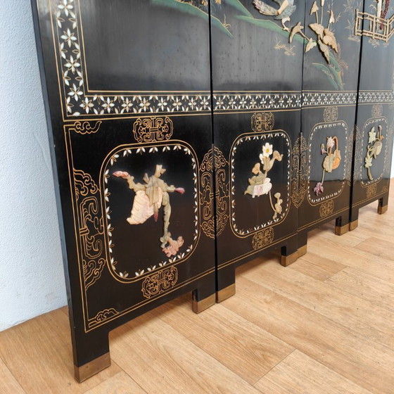 Image 1 of Paravento antico cinese, stile cineseria
