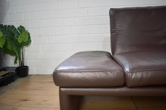 Image 1 of Divano in pelle Koinor Raoul in marrone con braccioli e schienali regolabili