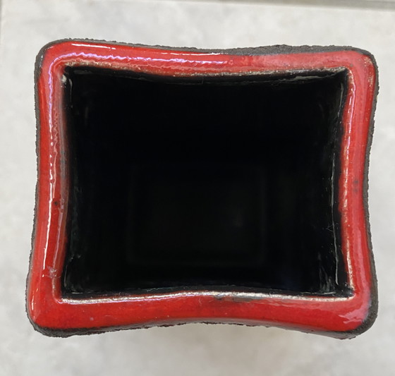 Image 1 of Fat lava vase by Fohr west Gemany model 342-20