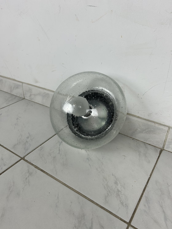 Image 1 of Lampada da parete vintage in vetro a bolle