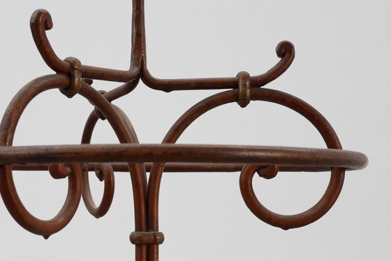 Image 1 of Paragüero antiguo de hierro fundido, Francia ca. 1900