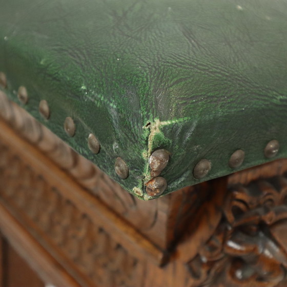 Image 1 of Antique Bench Oak Church