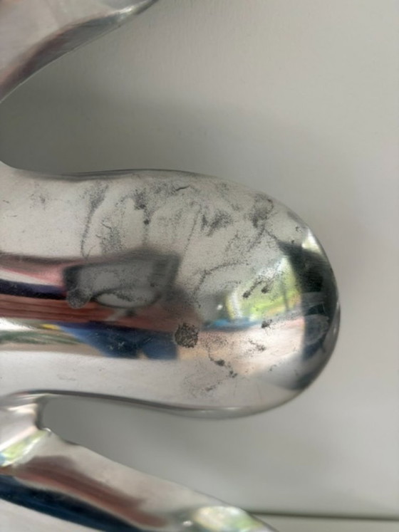 Ciotola Scultorea in Alluminio – Design Organico Space Age – Ciotole, Aluminium (photo 15 of 17)